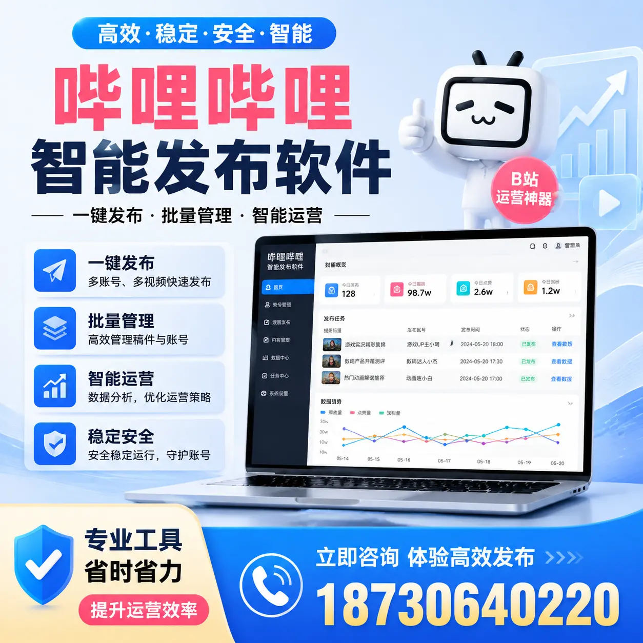 解密哔哩哔哩智能发布软件：功能与优势分析在 临夏